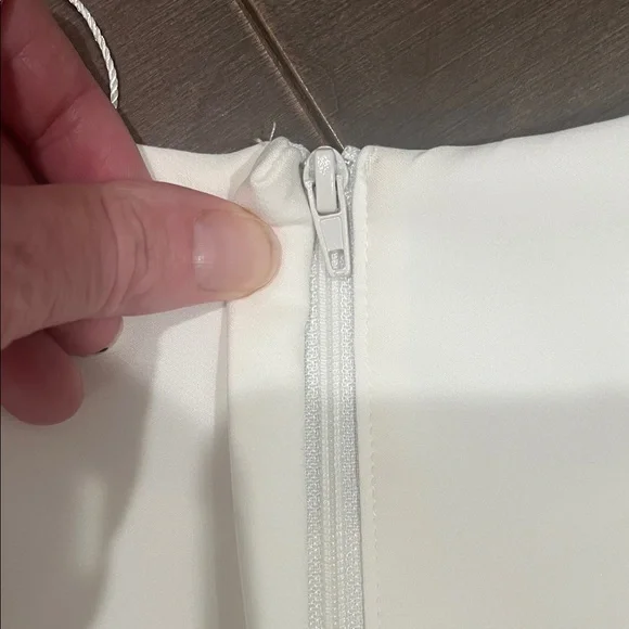 GB Girls Elegant White Ruffle Jumpsuit - Picture 9 of 11